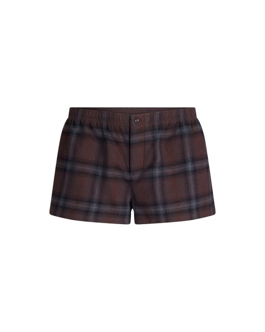 Skims Gray Flannel Sleep Cheeky Boxer