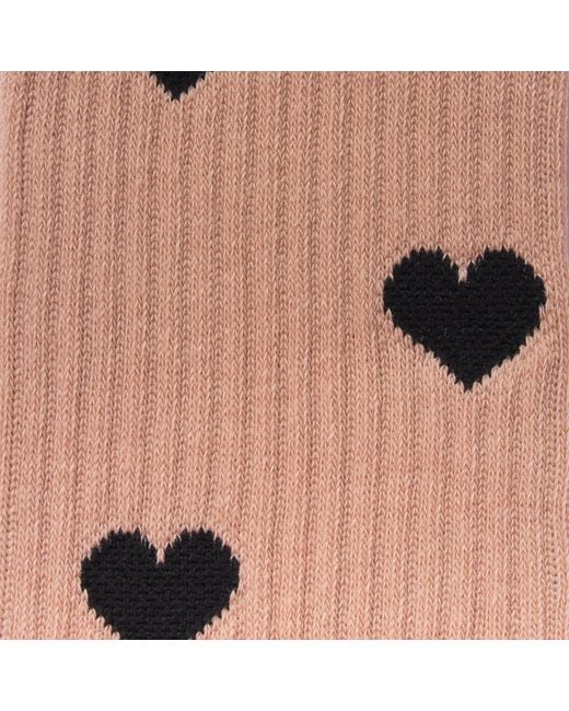 Skims White Ribbed Crew Sock