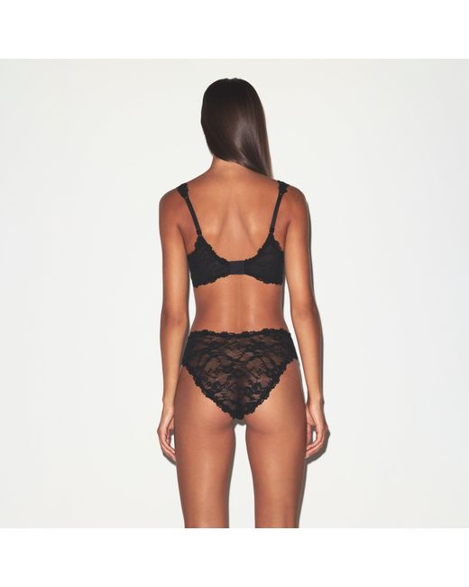 Skims Black Unlined Full Coverage Bra