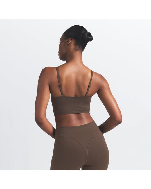 Skims Brown Cami Bra Top