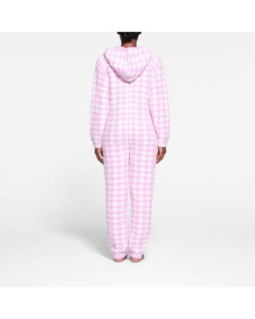 Skims Pink Knit Onesie (bodysuit)
