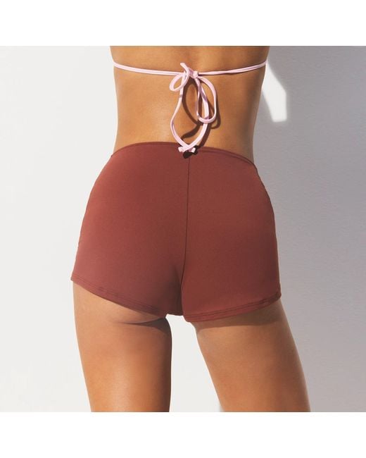 Skims Red Short Bikini Bottom