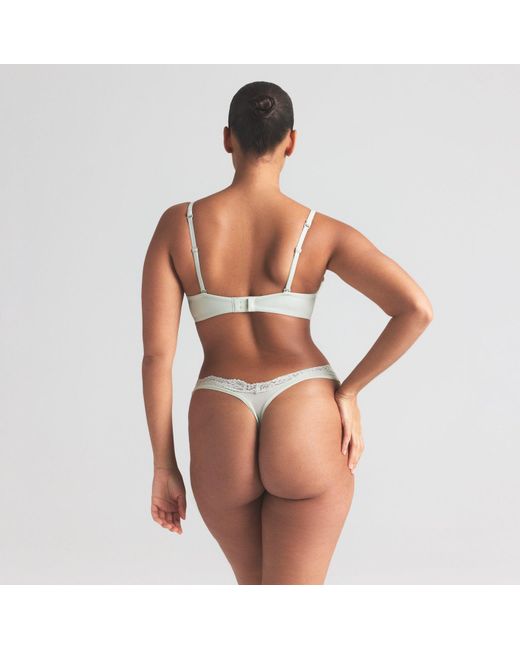 Skims Green Push-Up Bra