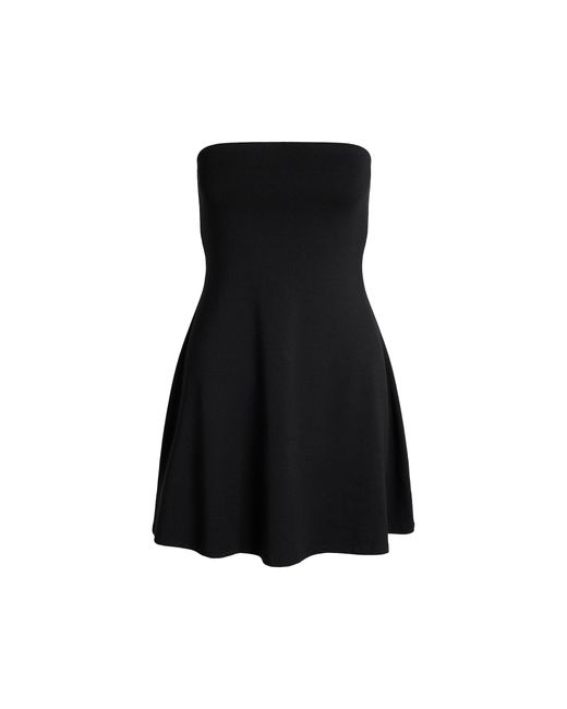 Skims Women's Black Strapless Mini Dress