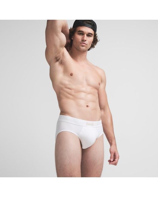 Skims White Brief for men