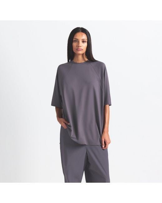 Skims Purple Oversized Tee
