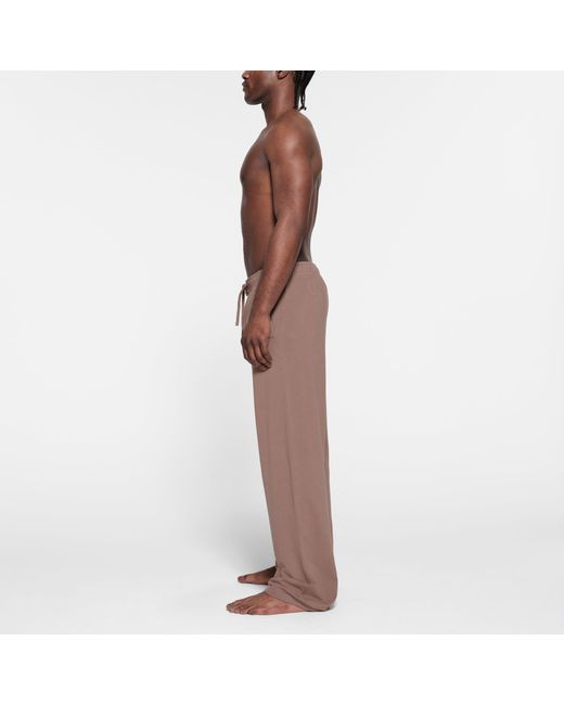 Skims Brown Relaxed Straight Leg Pant for men