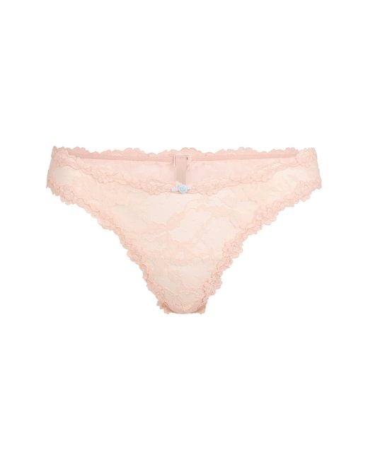 Skims Natural Dipped Thong
