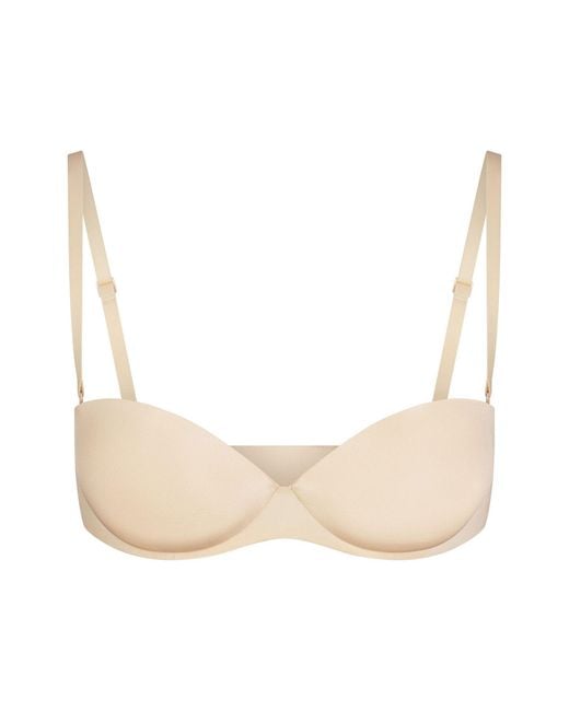 Skims Natural Strapless Push-Up Bra