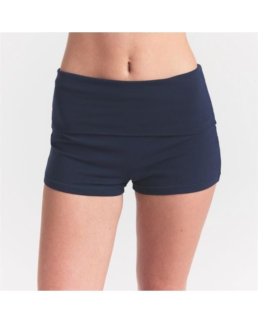 Skims Blue Foldover Short
