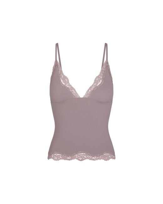 Skims Purple Triangle Cami Top