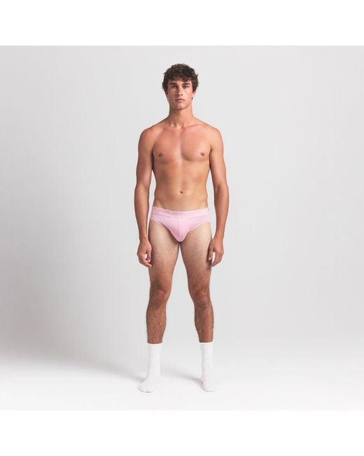 Skims Pink 3-Pack Brief for men