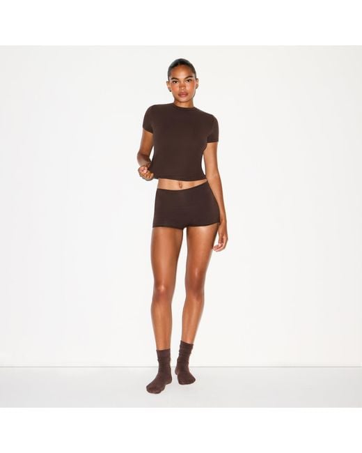Skims Brown Boy Short