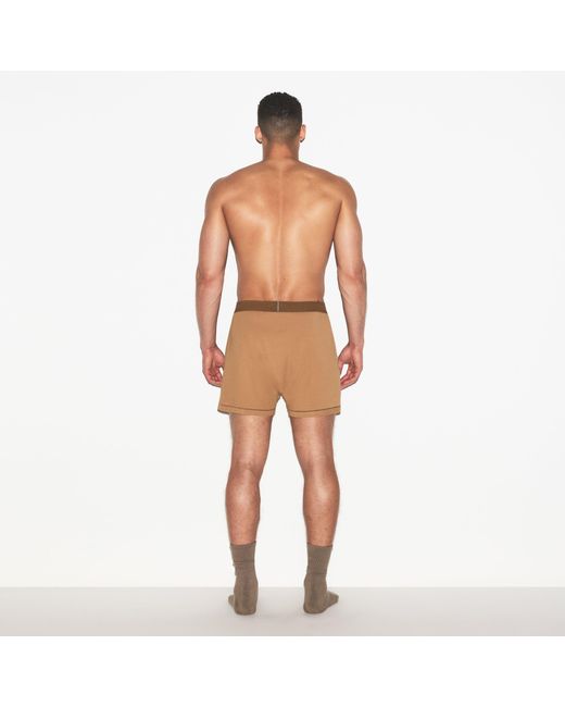 Skims Natural Knit Boxer for men
