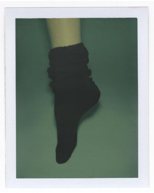 Skims Black Slouch Sock