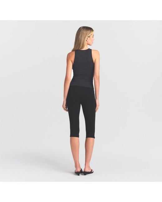 Skims Black High-Waisted Capri