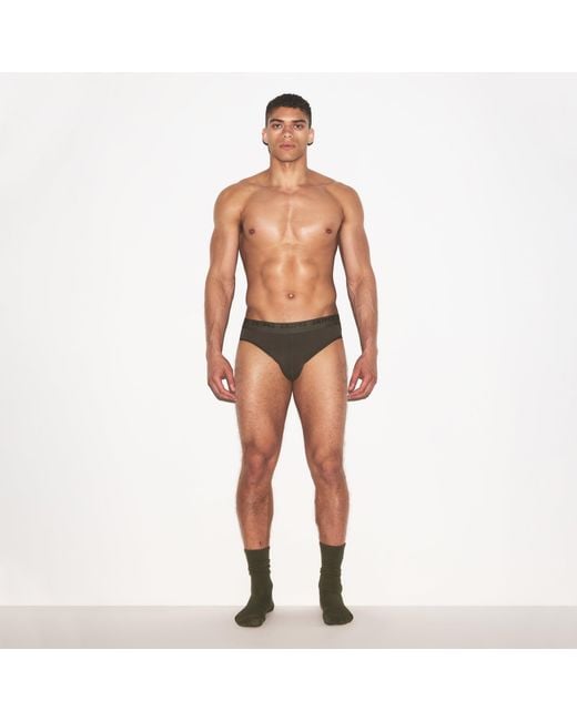 Skims Green 3-Pack Brief for men