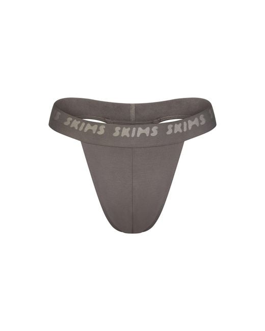 Skims Gray Thong for men