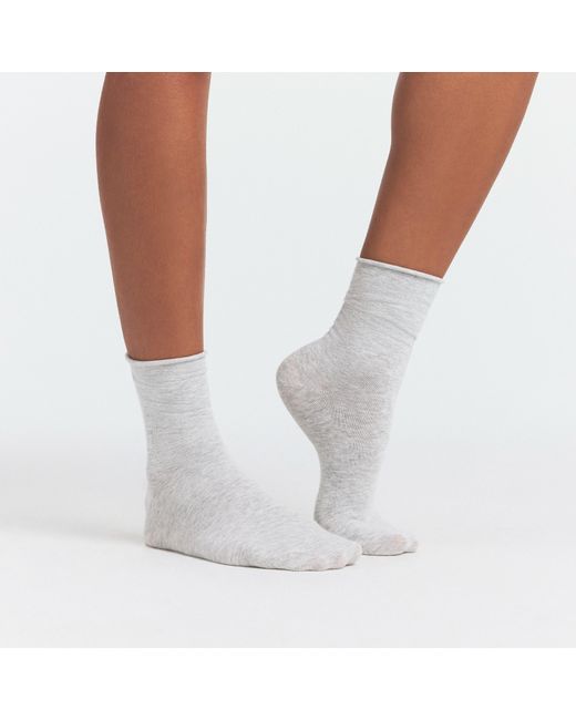 Skims Blue Textured Sock