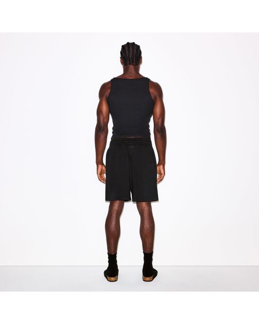Skims Black Relaxed Short for men