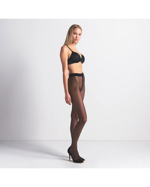 Skims Gray Sheer Tights