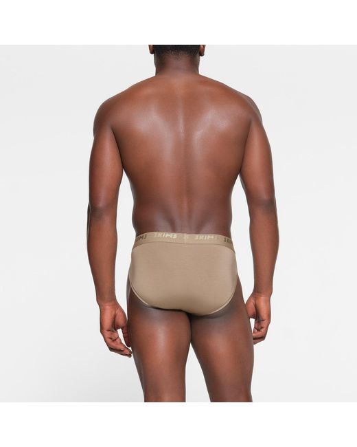 Skims Brown 3-Pack Brief for men