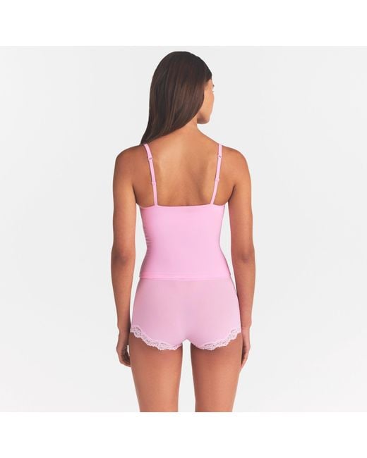 Skims Pink Push-Up Cami Top