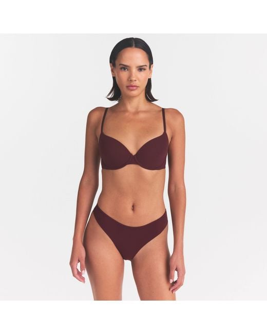Skims Red Thong