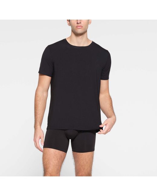 Skims Black T-shirt for men