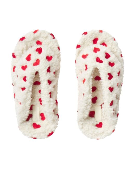 Skims Pink Valentine's Slipper Ruby And Marble Heart