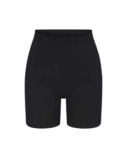 Skims Blue Seamless Sculpt Mid-Thigh Shorts