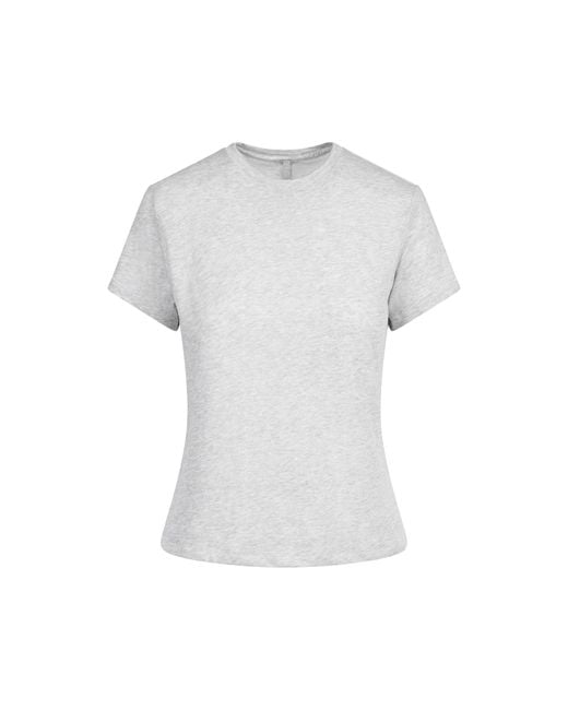 Skims White Jersey T-Shirt