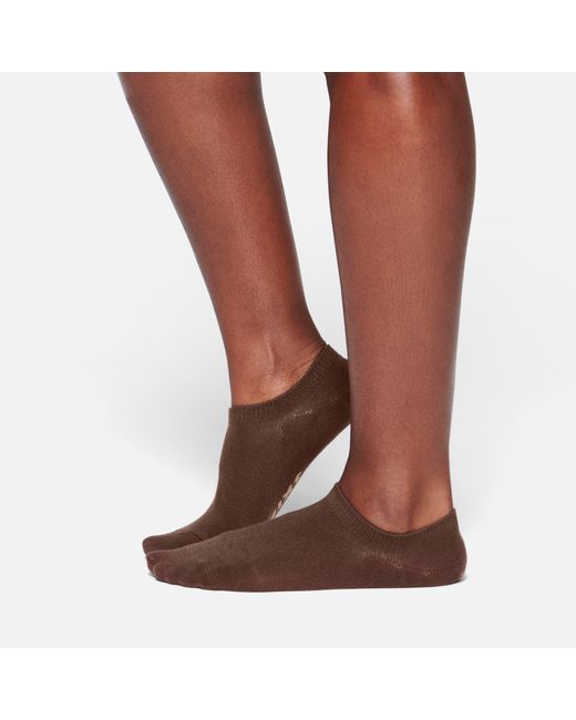 Skims Brown Everyday Ankle Socks