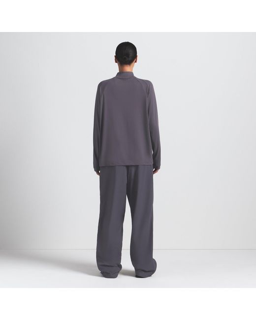 Skims Purple Long Sleeve Half Zip