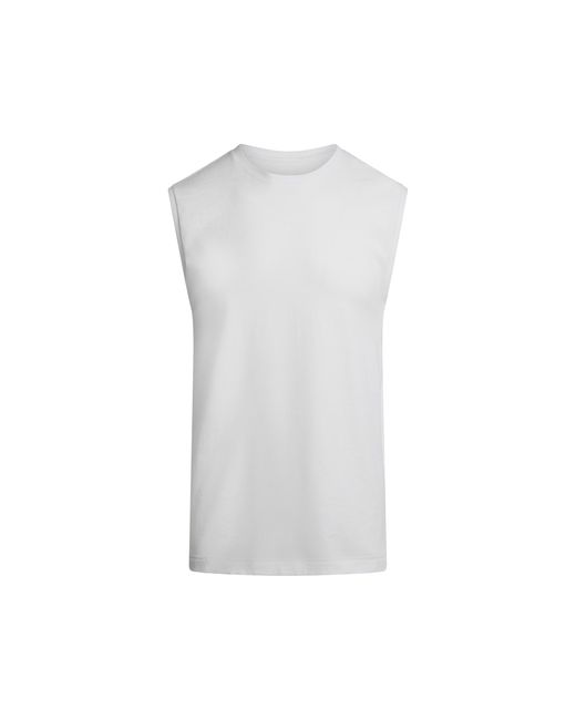 Skims White Relaxed Sleeveless Shirt for men