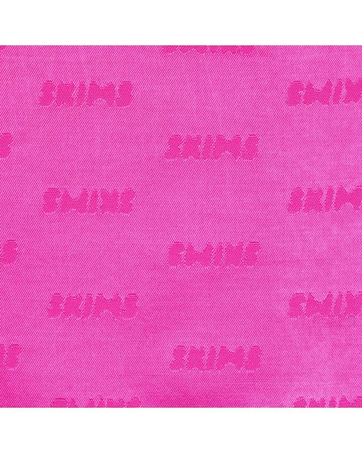 Skims Pink Lace Slip Dress