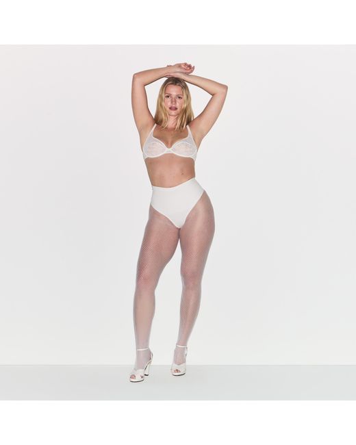 Skims White High-Waisted Thong