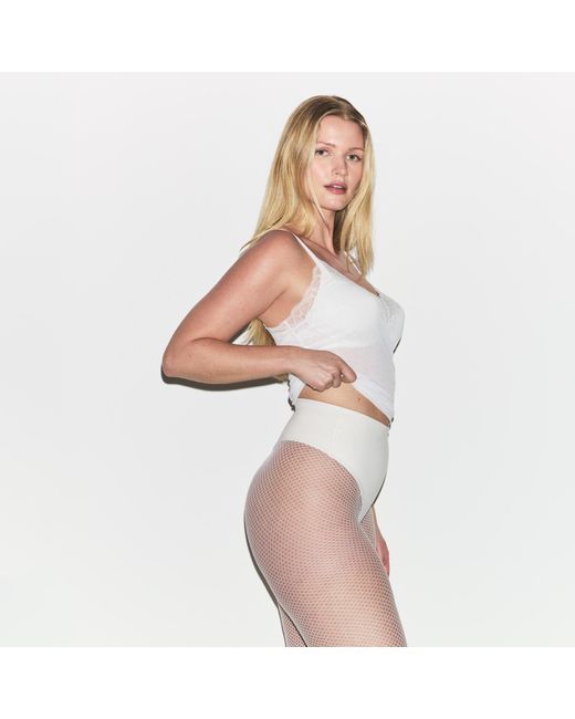 Skims White High-Waisted Thong