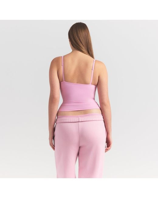 Skims Pink Push-Up Cami Top