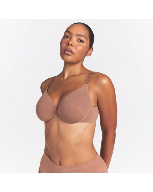 Skims Brown Full Coverage Bra