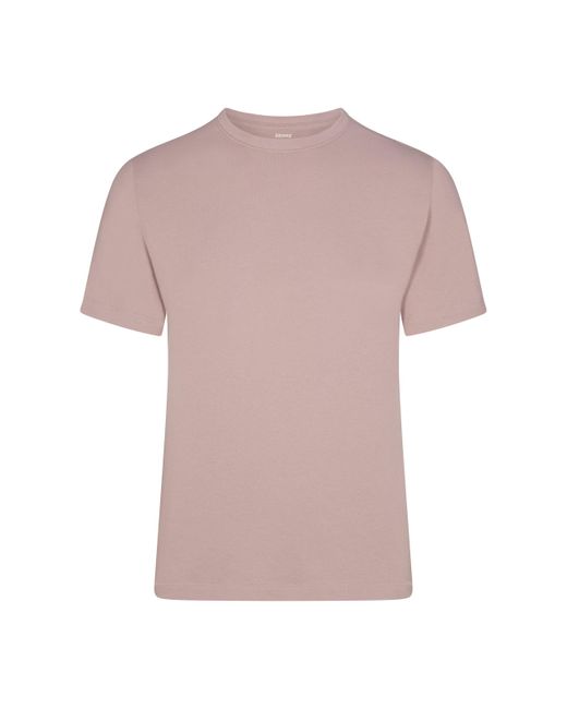 Skims Pink Classic T-shirt for men