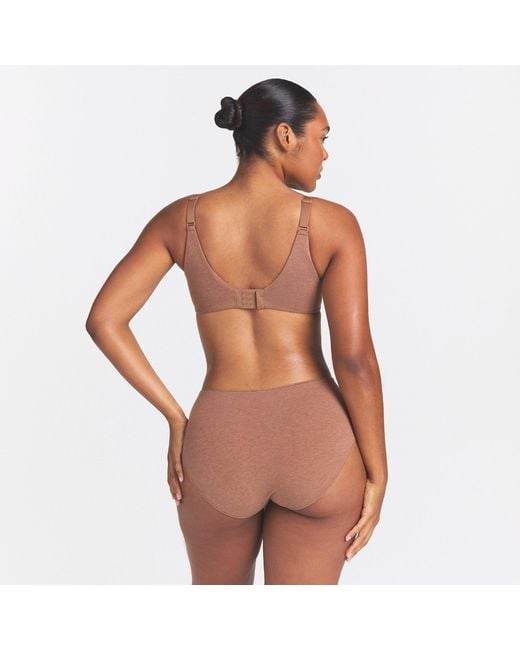 Skims Brown Full Coverage Bra