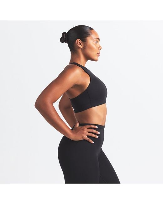 Skims Black High Neck Bra