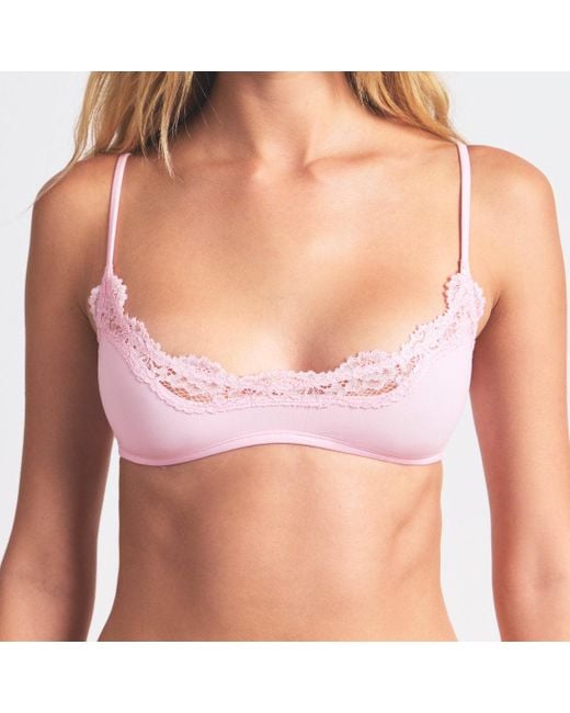 Skims Pink Scoop Bralette 2-Pack Multi