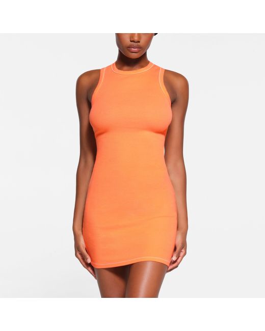 Skims Orange Tank Dress