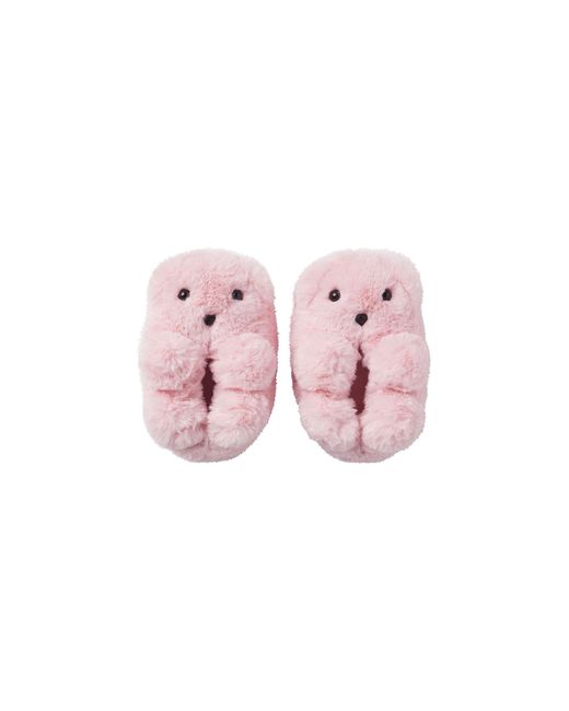 Skims Pink Teddy Bodysuit Bear Slipper