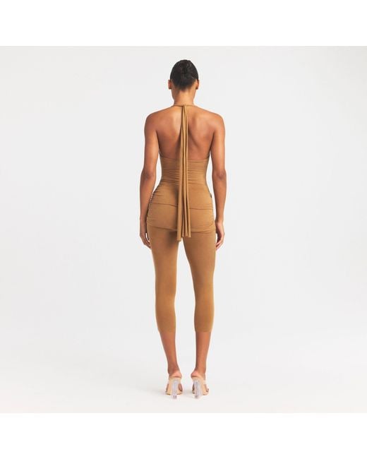 Skims White Wrap Capri