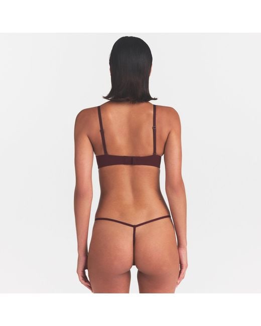 Skims Red T-String Thong