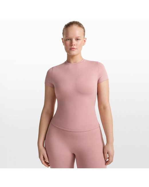 Skims Pink Padded Baby T-Shirt