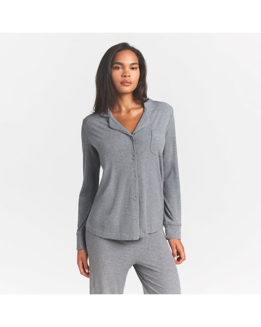 Skims Gray Soft Lounge Sleep Set